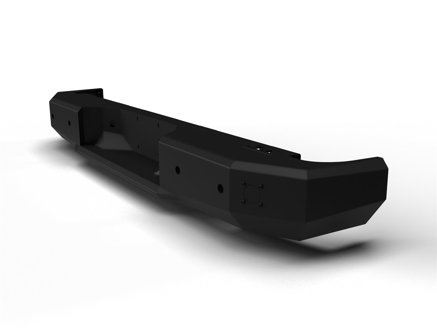 ICI AL-RBM46FDN Alumilite Rear Bumper; w/ License Plate Light; w/ Or w/o Parking Sensors; ICI AL-RBM46FDN