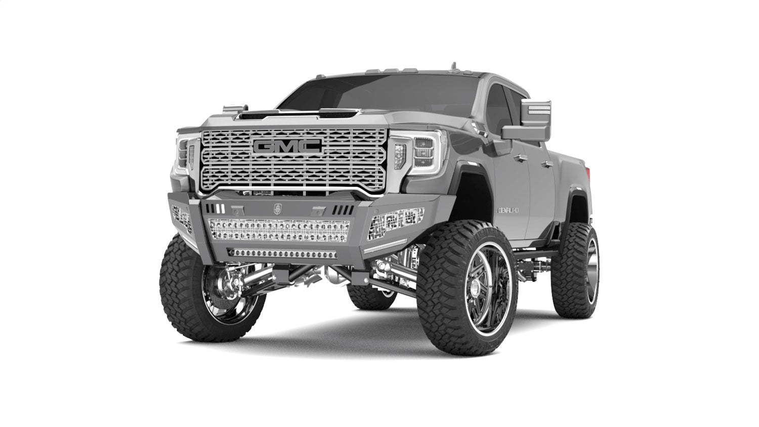 Road Armor 2202DF-A0-P2-MD-BH Identity Front Bumper Full Kit Road Armor 2202DF-A0-P2-MD-BH