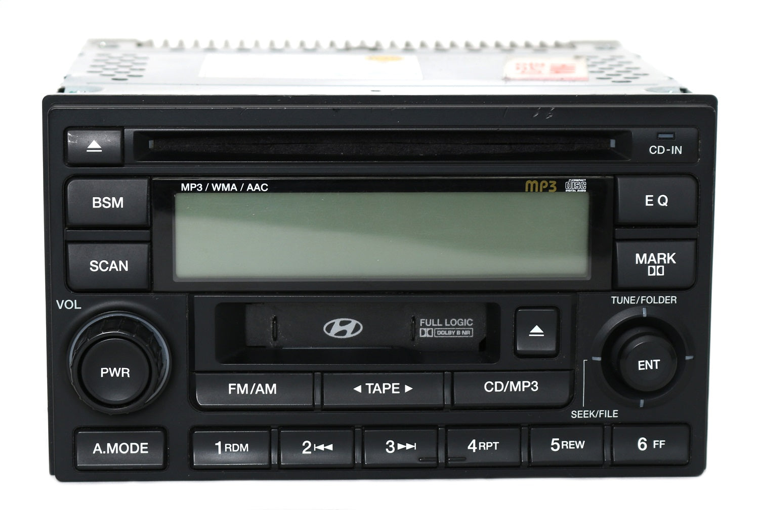 1 Factory Radio 638-58699-NOA AM FM Radio MP3 CD Cassette Player 1 Factory Radio 638-58699-NOA