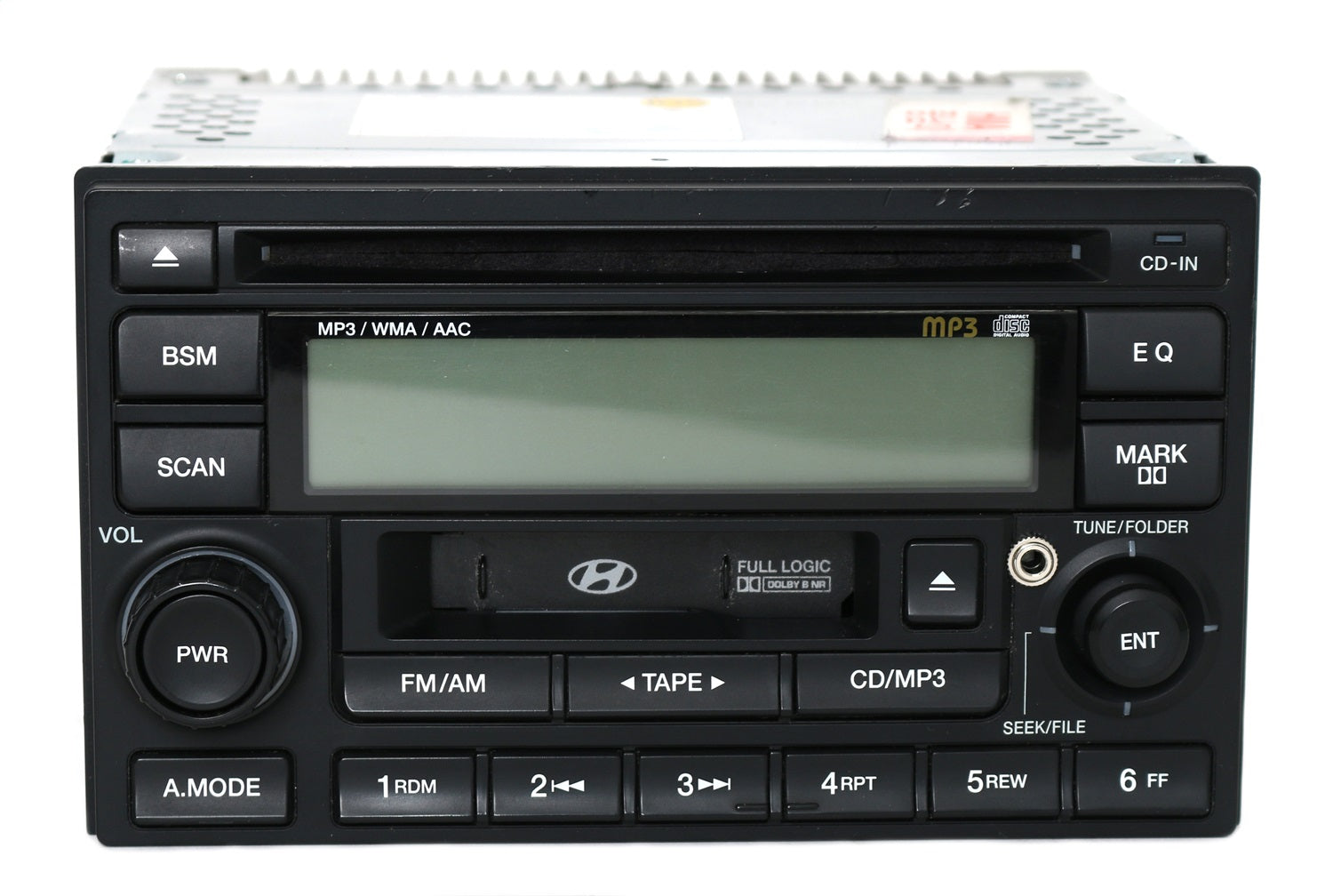 1 Factory Radio 638-58699-A AM FM Radio MP3 CD Cassette Player 1 Factory Radio 638-58699-A