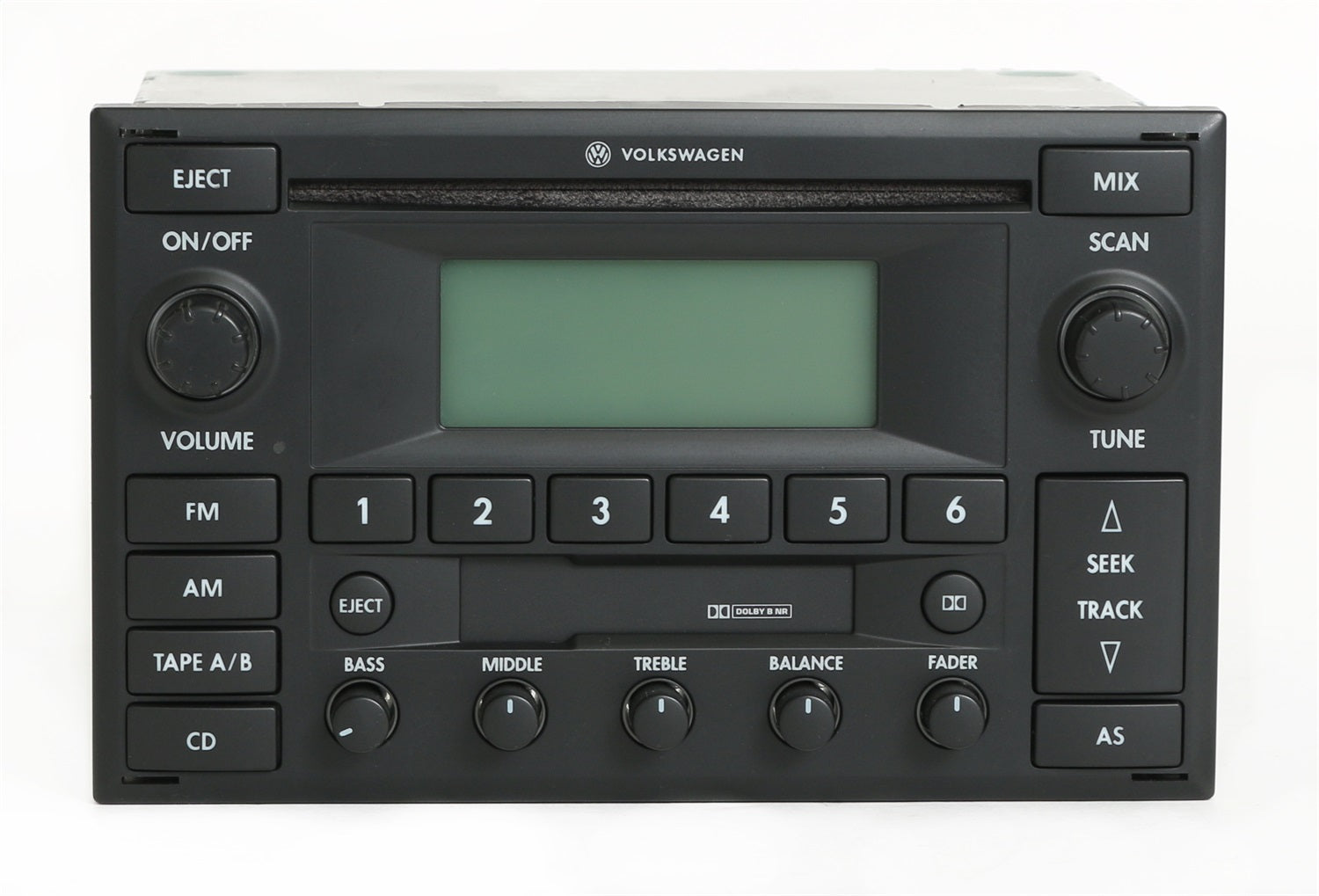 1 Factory Radio 638-58312-NOA AM FM Radio CD Cassette Player 1 Factory Radio 638-58312-NOA