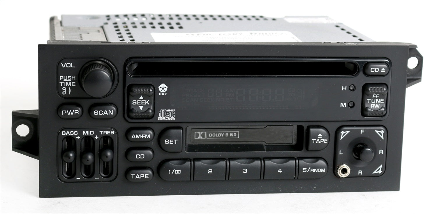 1 Factory Radio 638-00956B-A AM/FM Radio CD Cassette Player 1 Factory Radio 638-00956B-A