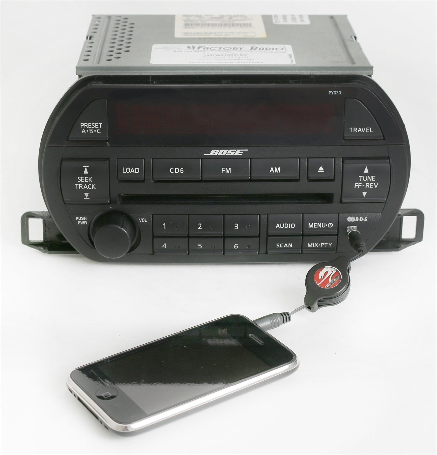 1 Factory Radio 638-58000-A AM/FM Radio 6 Disc CD Player 1 Factory Radio 638-58000-A