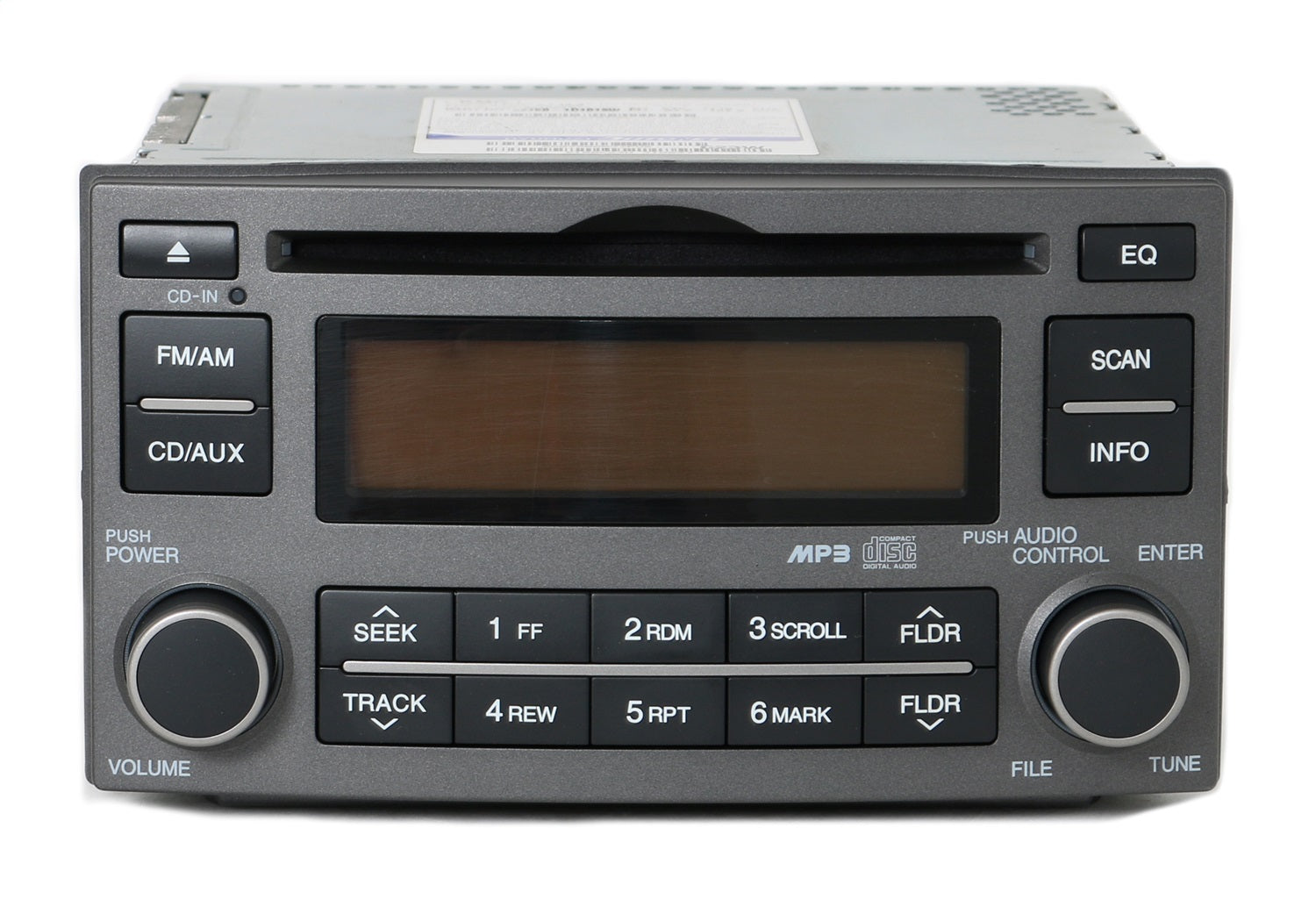 1 Factory Radio 638-50876-NOA AM/FM Radio CD Player 1 Factory Radio 638-50876-NOA