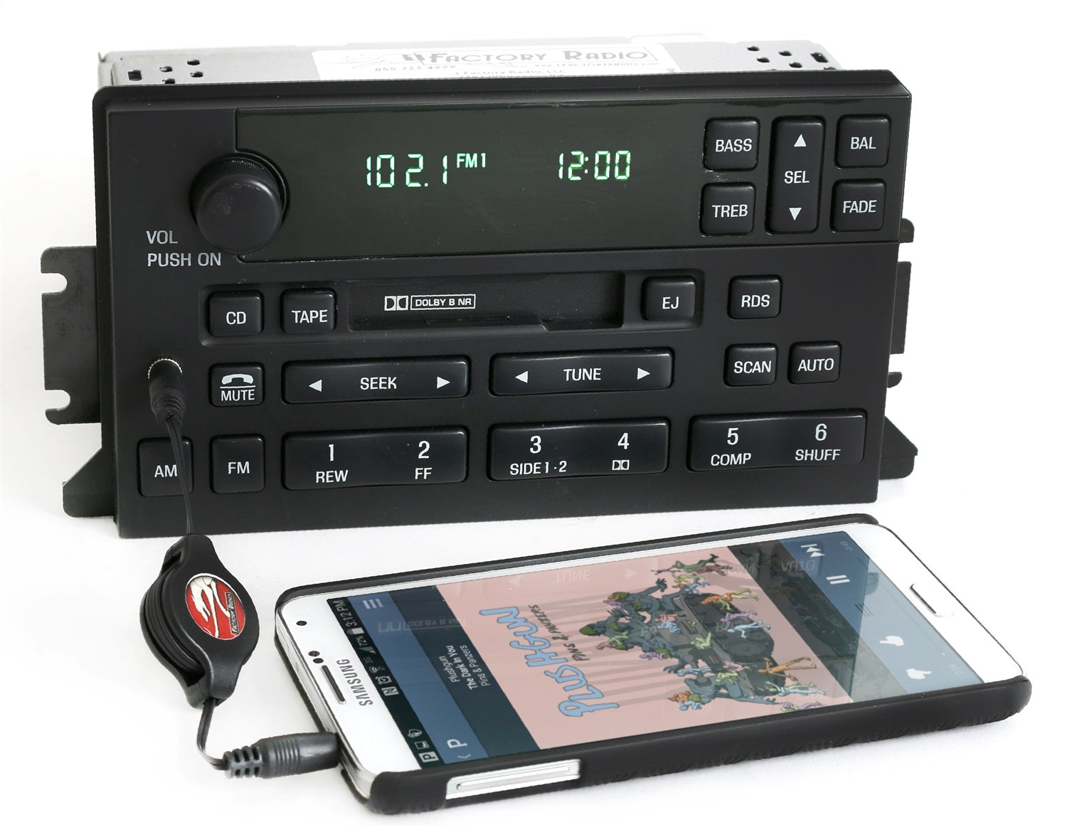 1 Factory Radio 638-01165-A AM/FM Radio Cassette Player 1 Factory Radio 638-01165-A
