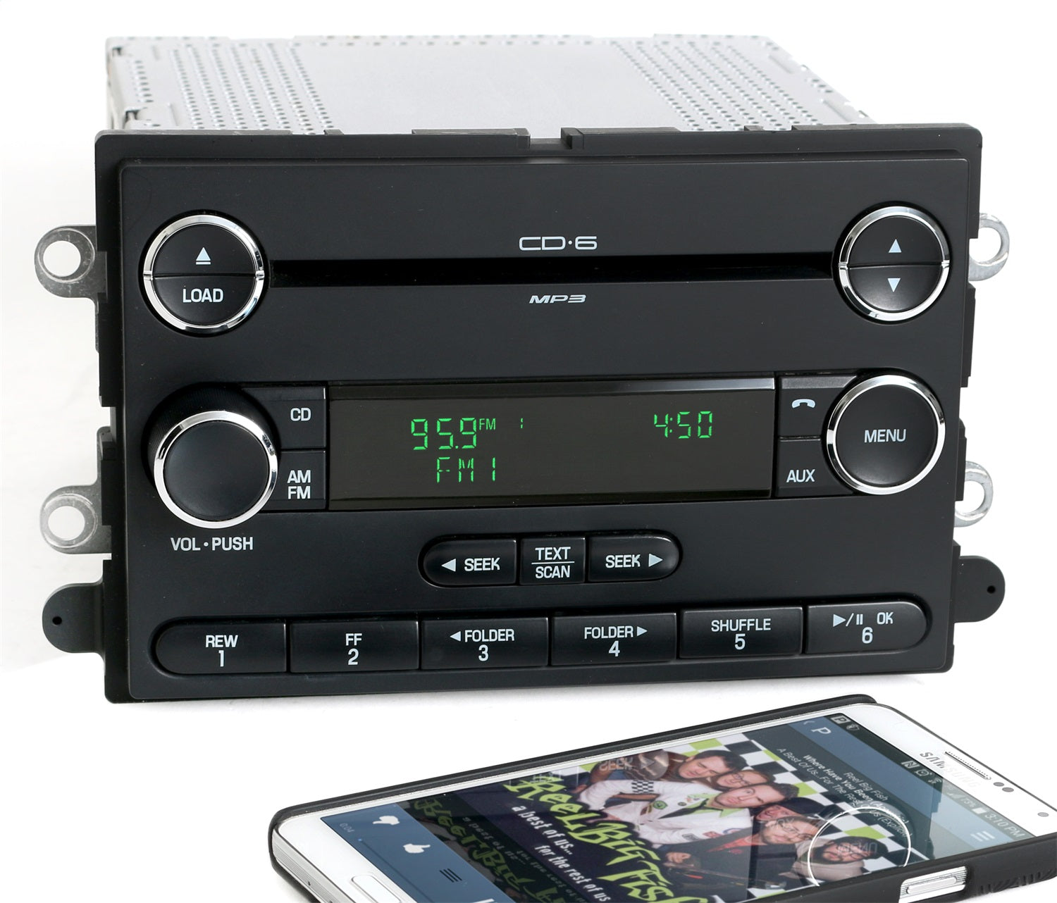 1 Factory Radio 638-02906-BT AM/FM Radio 6 Disc CD Player 1 Factory Radio 638-02906-BT