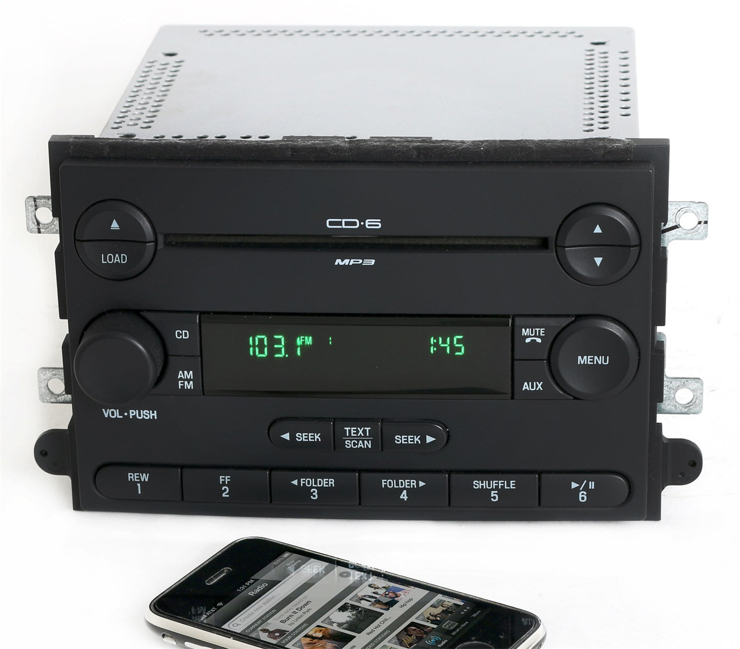 1 Factory Radio 638-00680-BT2 AM/FM Radio 6 Disc CD Player 1 Factory Radio 638-00680-BT2