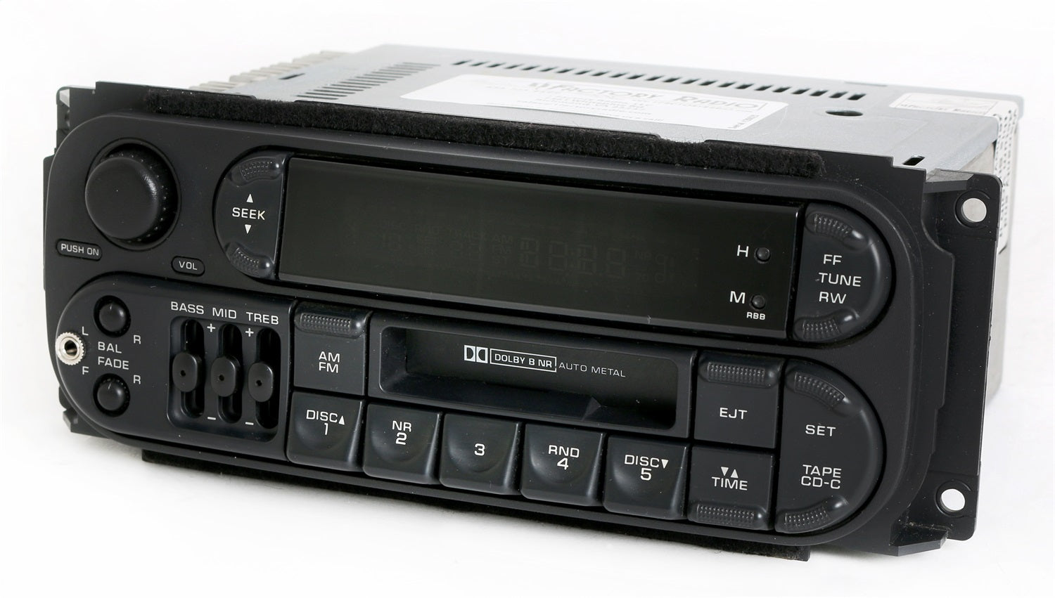 1 Factory Radio 638-01111H-A2 AM/FM Radio Cassette Player 1 Factory Radio 638-01111H-A2