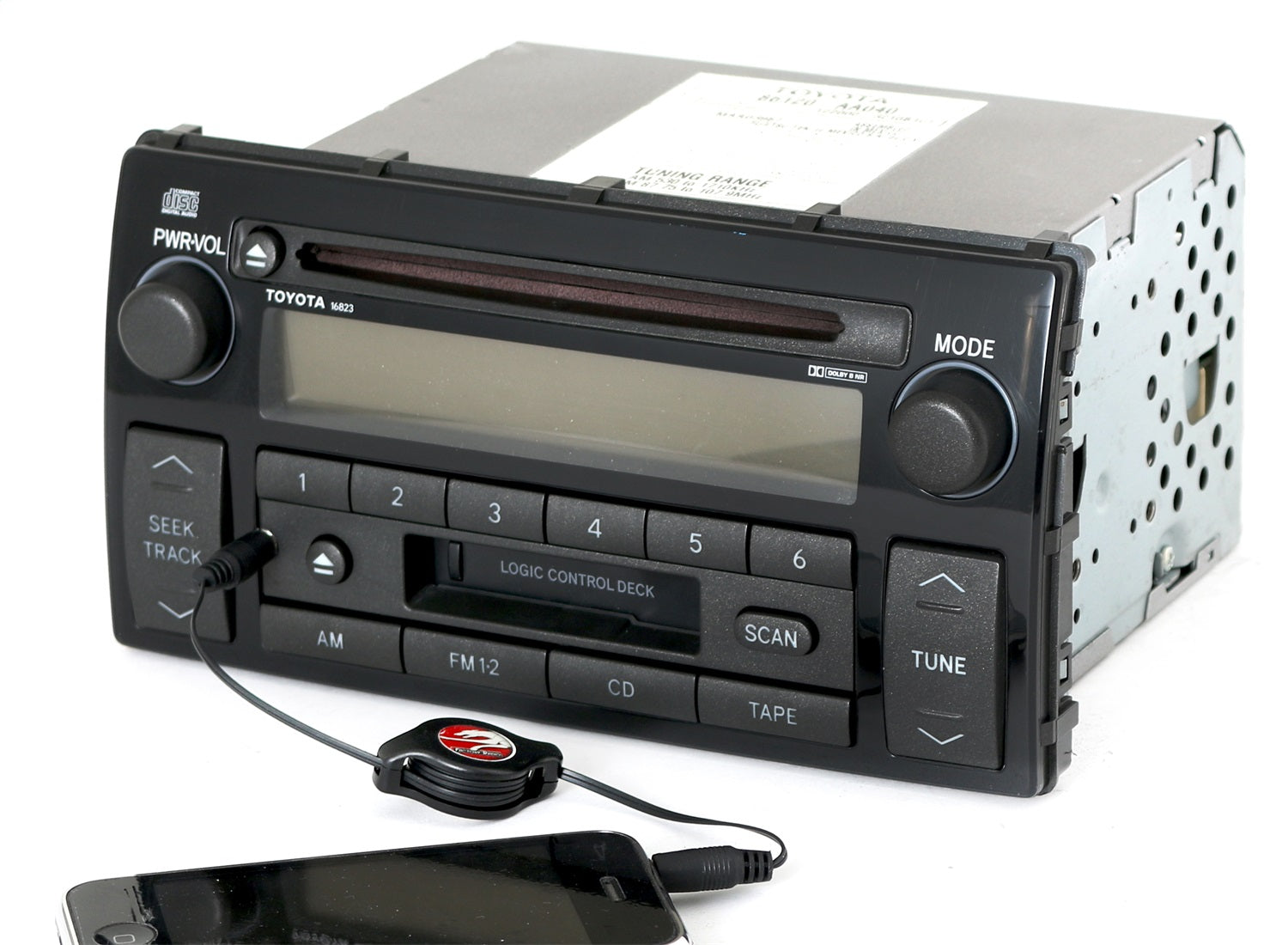 1 Factory Radio 638-58016B-A AM/FM Radio CD Cassette Player 1 Factory Radio 638-58016B-A