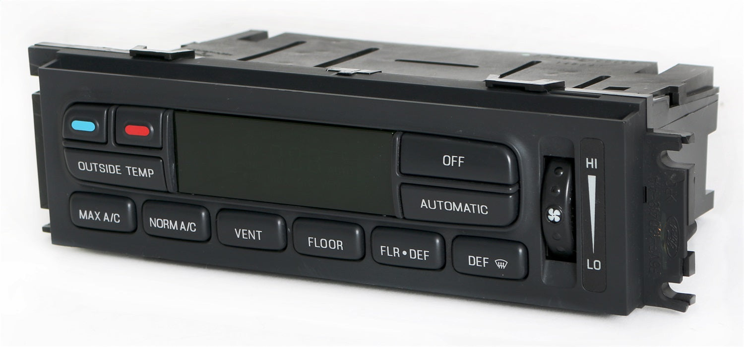 1 Factory Radio 655-01466-NOA AC Heat Climate Controls; Remanufactured; Black; OE Part Number: 1L7H-18C668-AA; 1 Factory Radio 655-01466-NOA