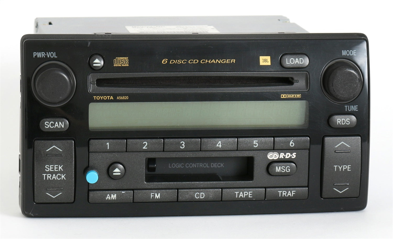 1 Factory Radio 638-58017B-BT AM/FM Radio 6 Disc CD Cassette Player 1 Factory Radio 638-58017B-BT