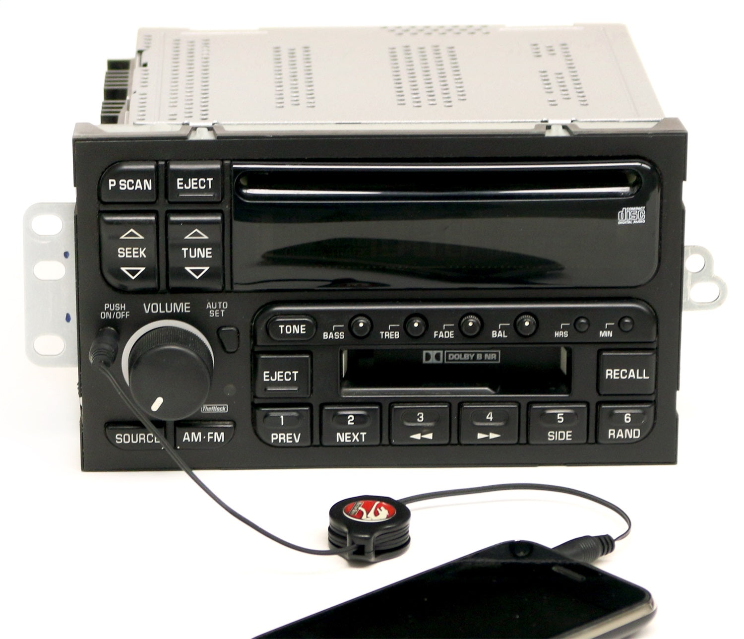 1 Factory Radio 638-00999E-A AM/FM Radio CD Cassette Player 1 Factory Radio 638-00999E-A