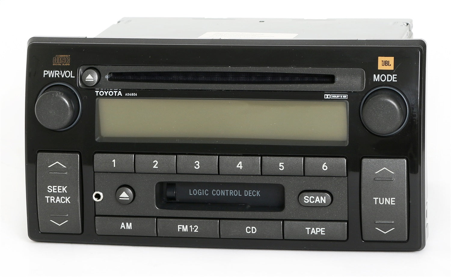 1 Factory Radio 638-58015B-A AM/FM Radio CD Cassette Player 1 Factory Radio 638-58015B-A