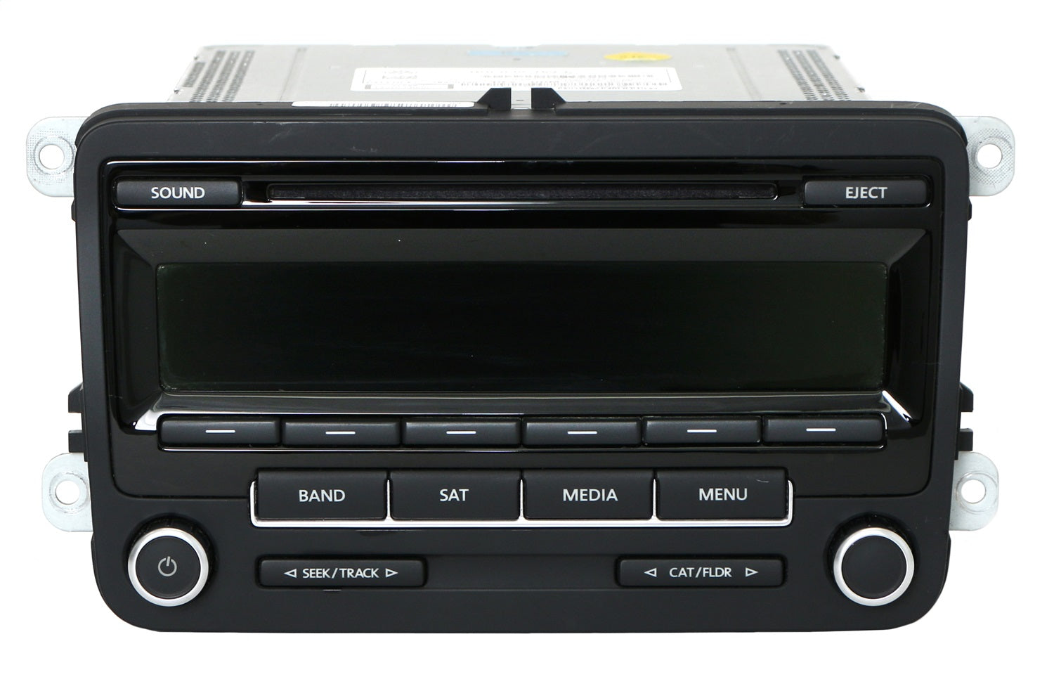 1 Factory Radio 638-52217-NOA AM FM Radio CD Player; Remanufactured; Black; OE Part Number: 1K0035164C; 1 Factory Radio 638-52217-NOA