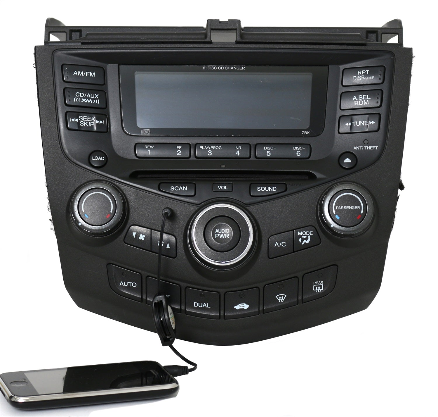 1 Factory Radio 638-58480-A AM/FM Radio 6 Disc CD Player 1 Factory Radio 638-58480-A