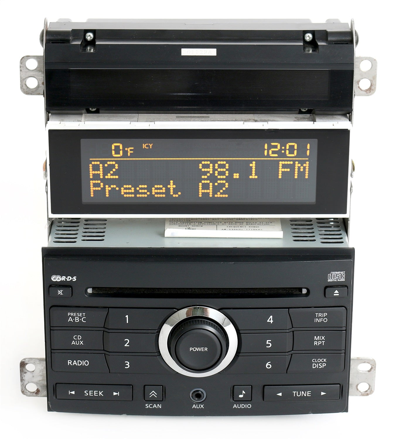 1 Factory Radio 638-50823-D AM/FM Radio CD Player 1 Factory Radio 638-50823-D