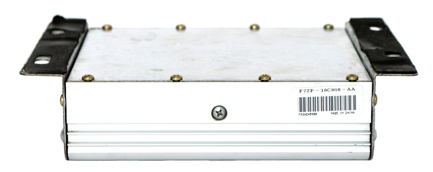 1 Factory Radio 638-02090-NOA Audio Amplifier; Remanufactured; Silver Metal; OE Part Number: F7ZF-18C808-AA; 1 Factory Radio 638-02090-NOA