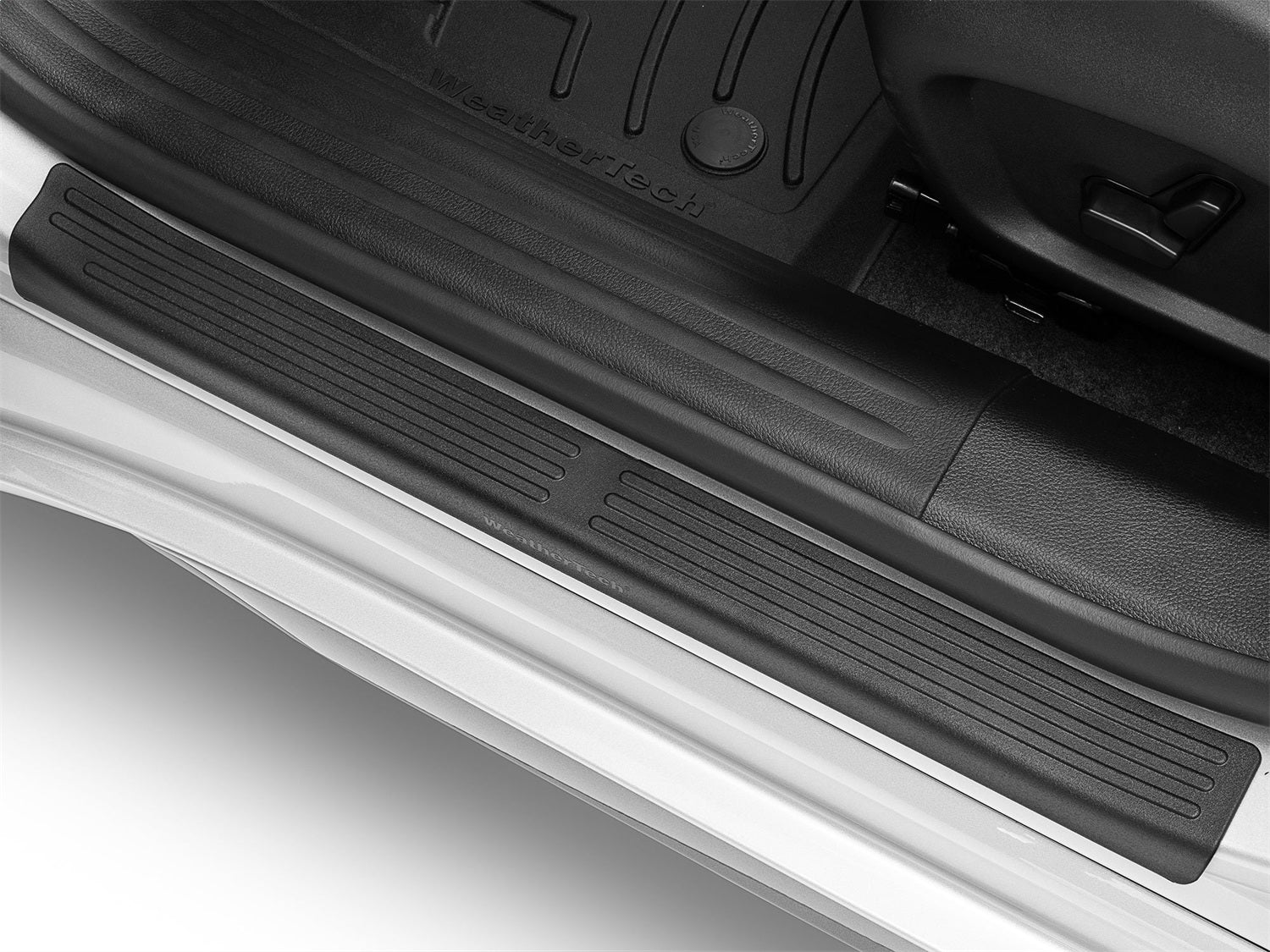 Weathertech ST059K1 Sill Protector; 4 Door Set; Black; Weathertech ST059K1