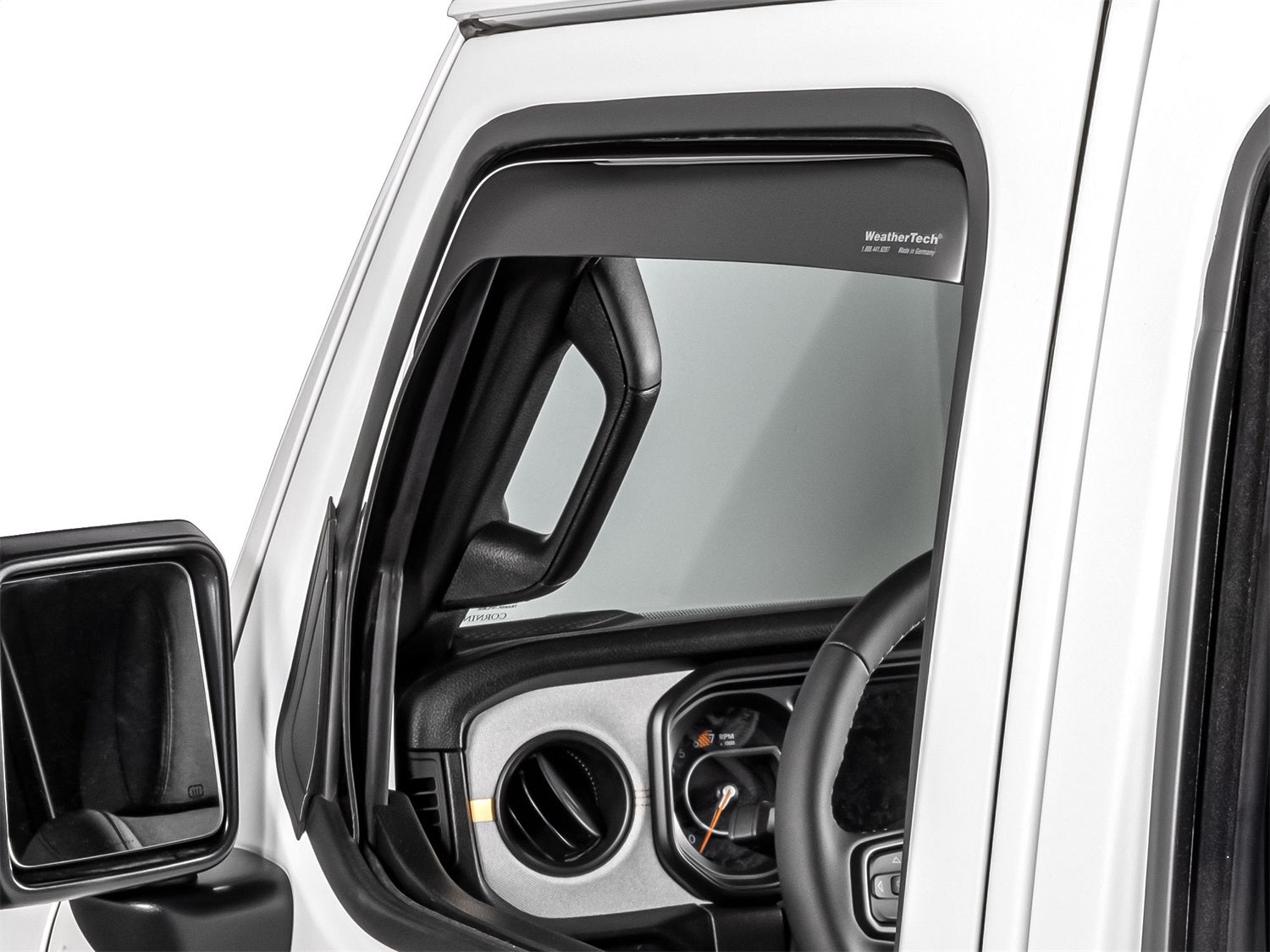 Weathertech 80922IM Side Window Deflector; Front; Dark Tint; Weathertech 80922IM
