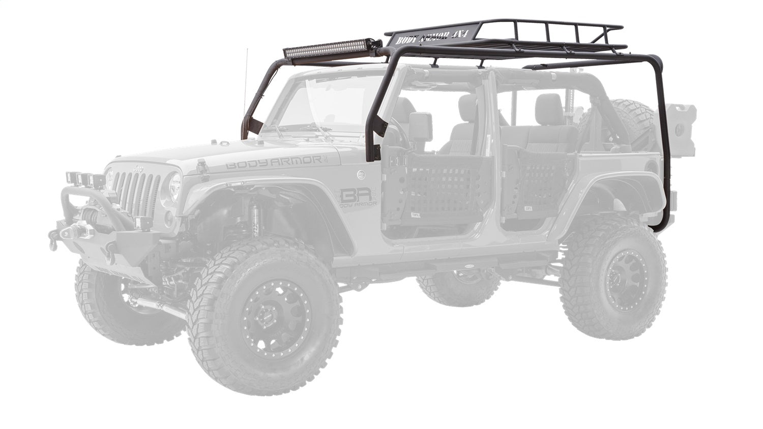 Body Armor JK-6124-1 Cargo Roof Rack System Body Armor JK-6124-1