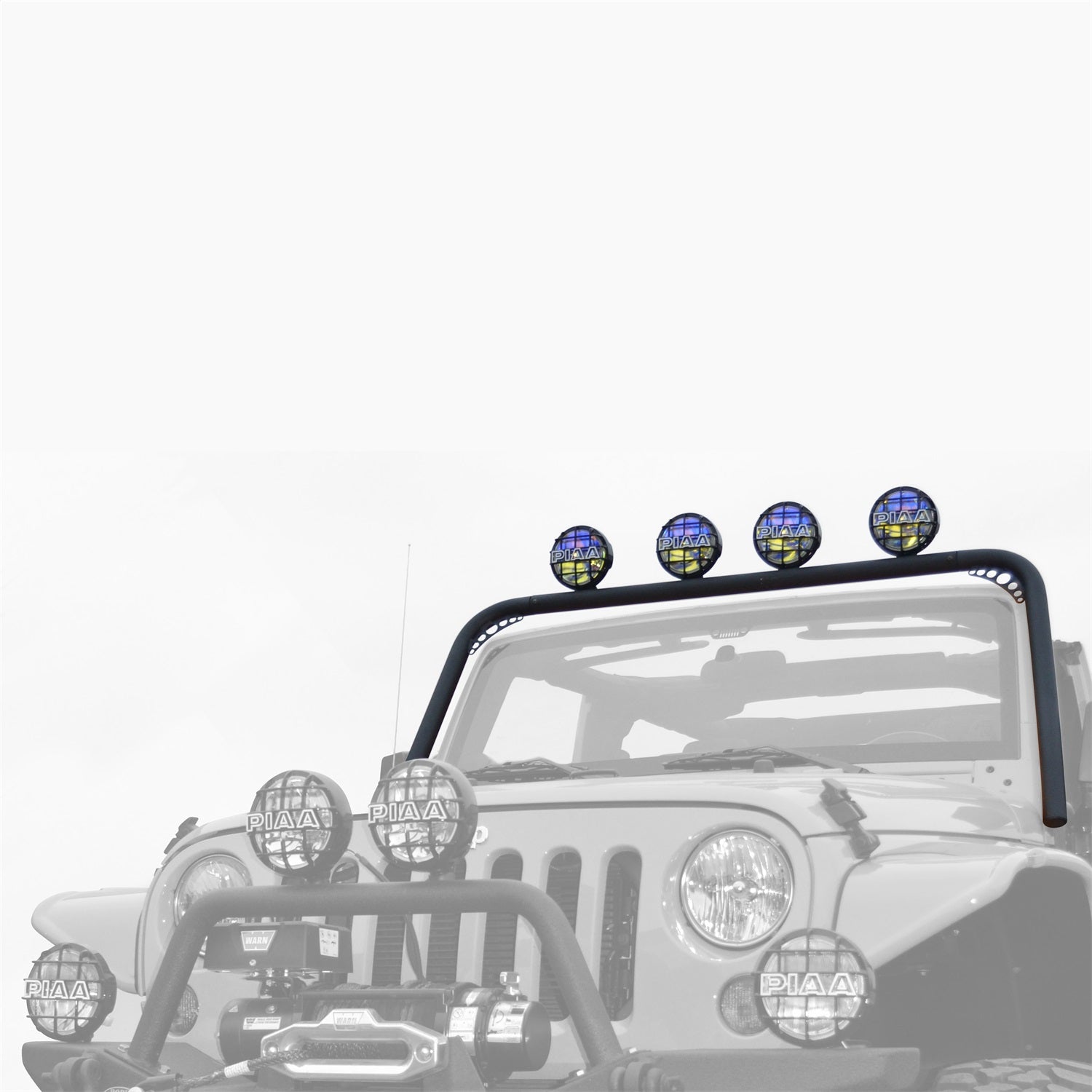 Body Armor JK-6126 Windshield Light Bar; Front; Body Armor JK-6126