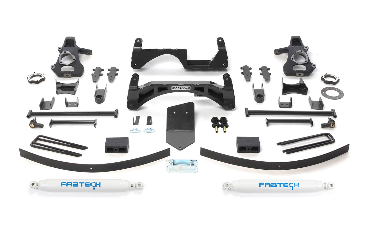 Fabtech K1024 Basic Lift System w/Shocks; w/Performance Shocks; 6 in. Lift; Fabtech K1024