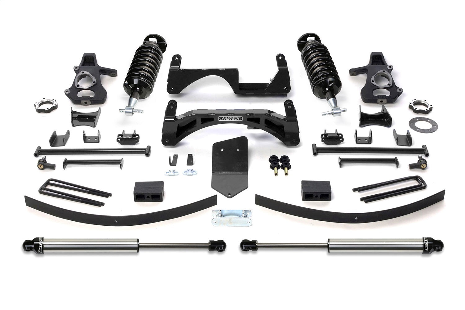 Fabtech K1026DL Performance Lift System w/Shocks; w/DLSS Shocks; 6 in. Lift; Fabtech K1026DL
