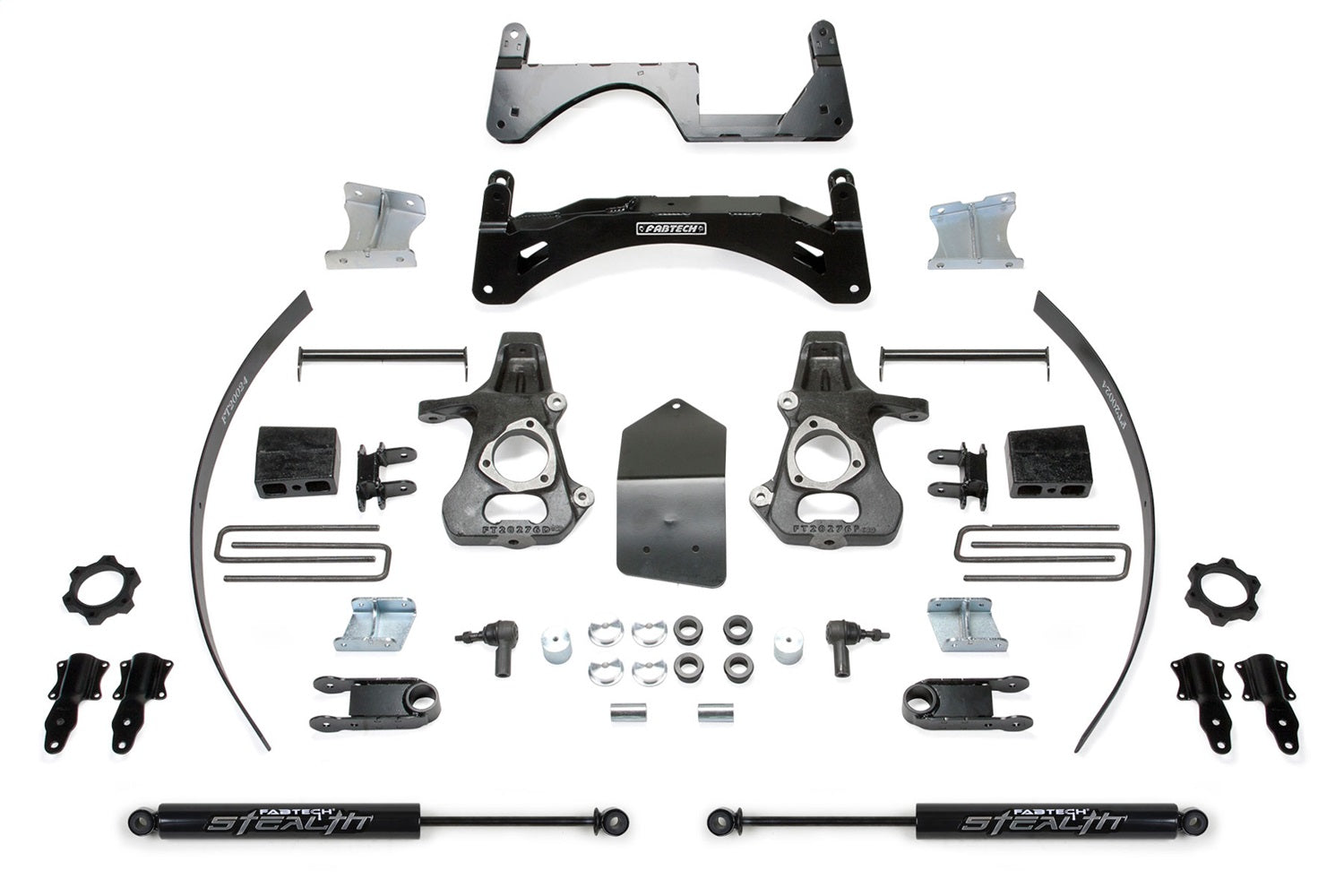 Fabtech K1068M Basic Lift System w/Shocks Fabtech K1068M