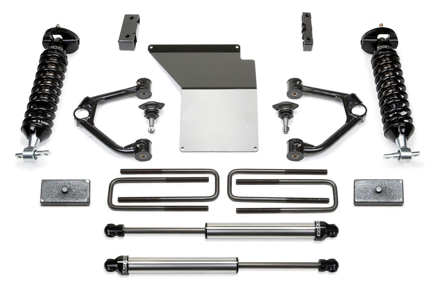 Fabtech K1070DL Budget Lift System w/Shock Fabtech K1070DL