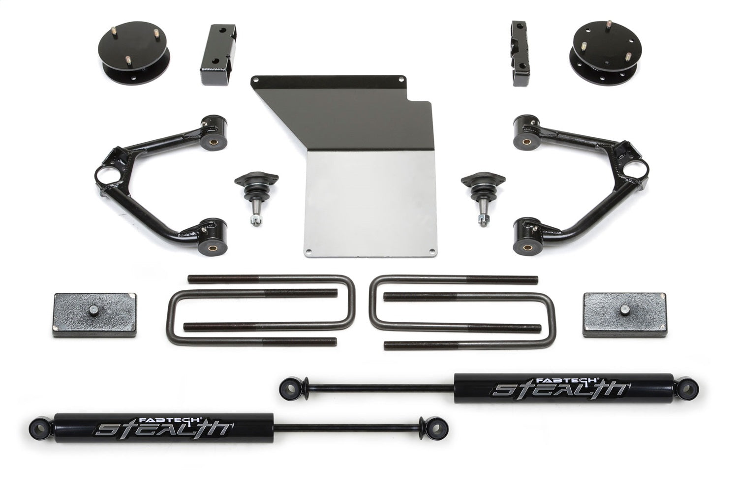 Fabtech K1070M Budget Lift System w/Shock Fabtech K1070M