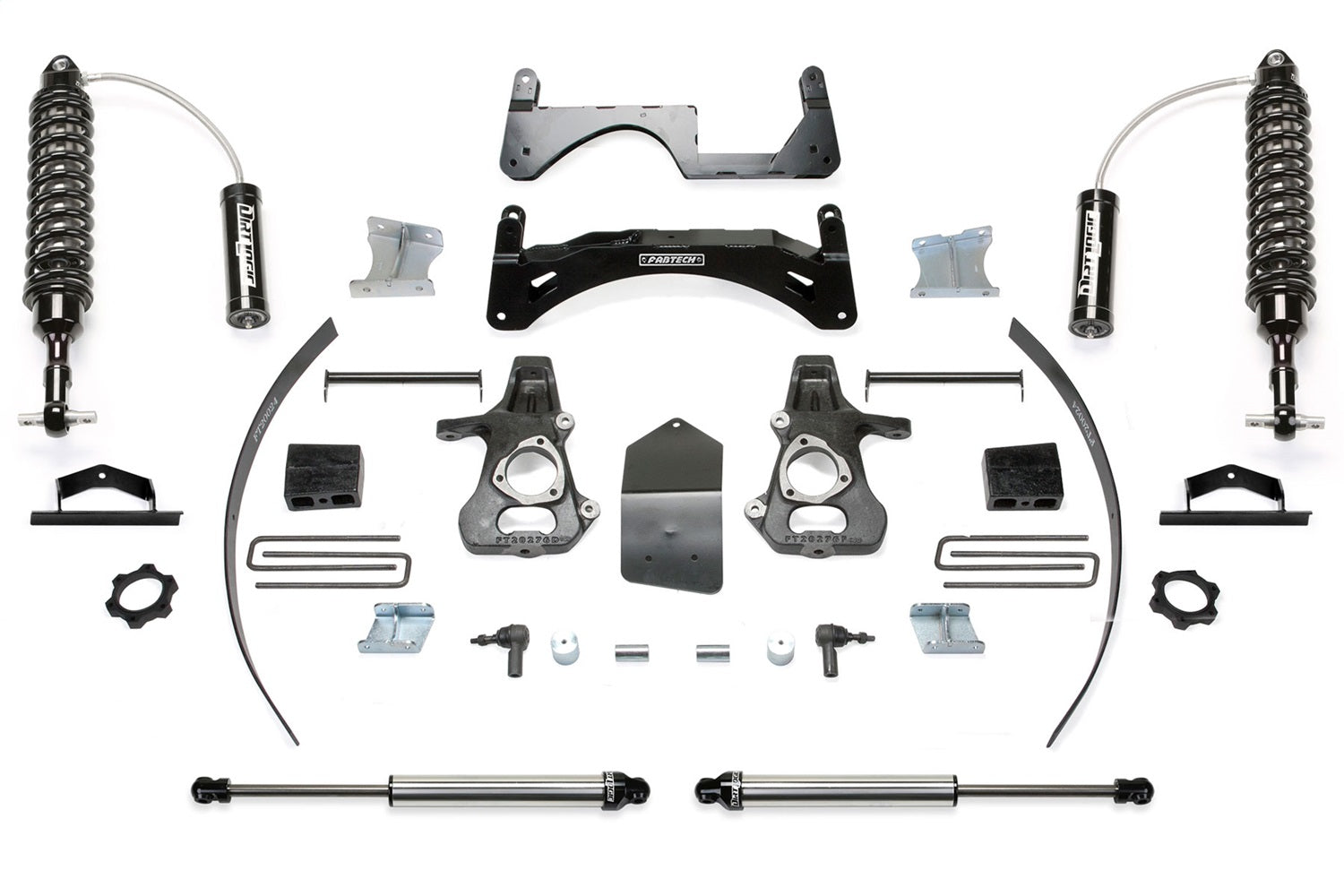 Fabtech K1112DL Basic Lift System w/Shocks Fabtech K1112DL