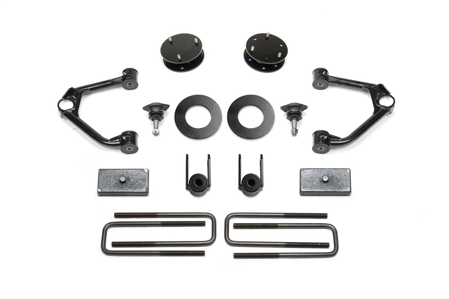 Fabtech K1128 Budget Lift System w/Shock; 3.5 In. Lift; Incl. 2.25 ARC Shocks; Fabtech K1128