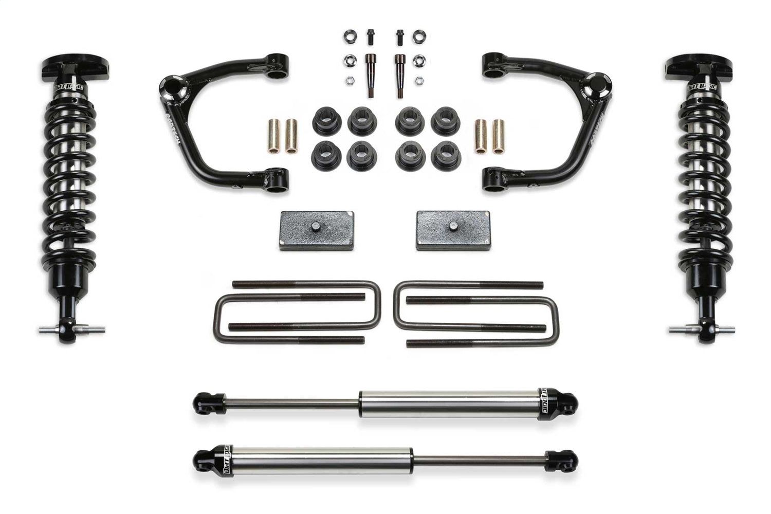 Fabtech K1129DL Uniball UCA Lift System w/Shocks Fabtech K1129DL