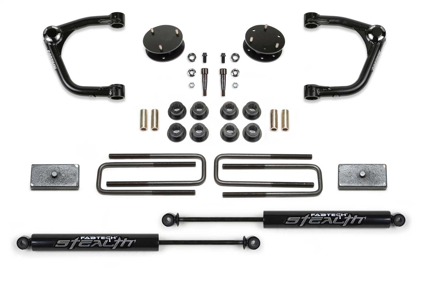 Fabtech K1129M Uniball Lift System w/Shocks; Uniball Lift System w/Shocks; Fabtech K1129M