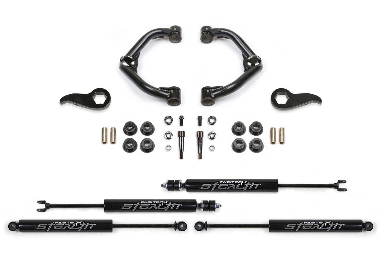 Fabtech K1155M Uniball UCA Lift System w/Shocks Fabtech K1155M