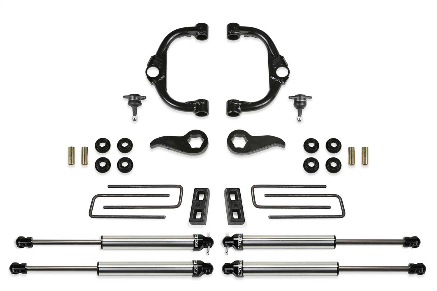 Fabtech K1179DL Ball Joint UCA Lift System w/Shocks Fabtech K1179DL