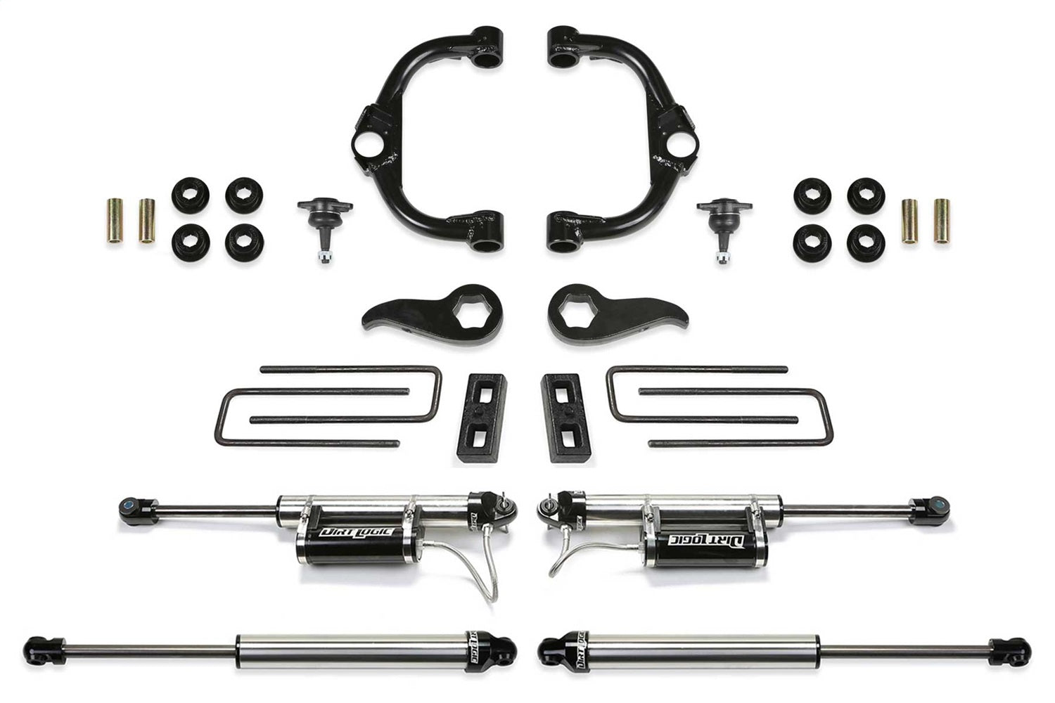Fabtech K1180DL Ball Joint UCA Lift System w/Shocks Fabtech K1180DL
