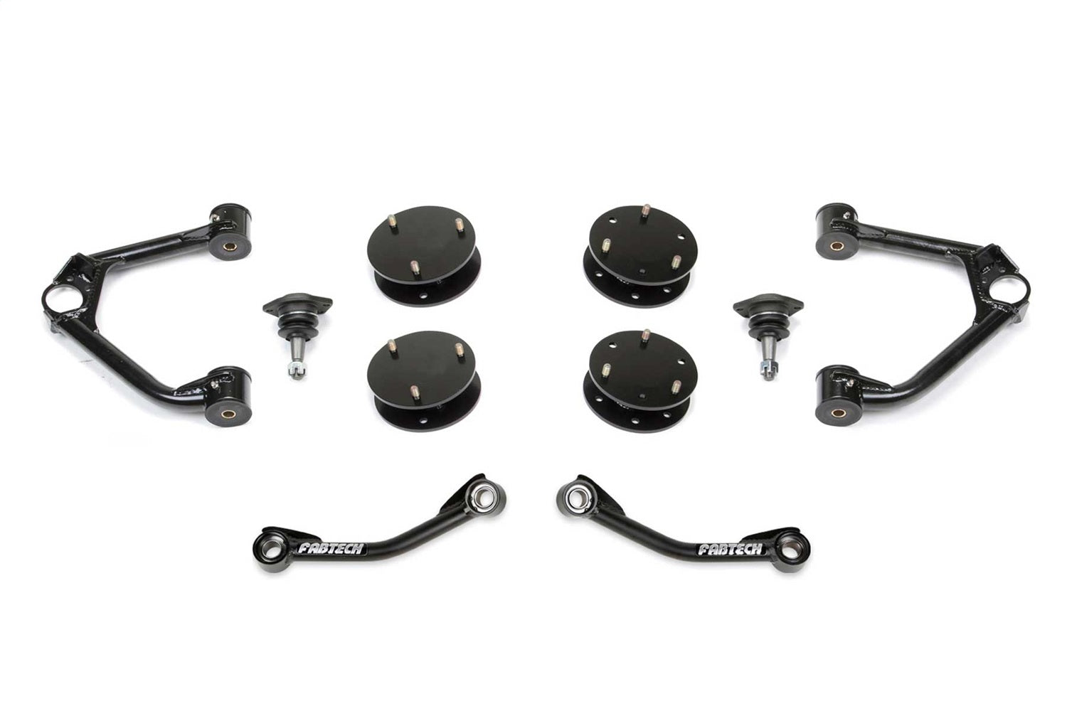 Fabtech K1184 Ball Joint Control Arm Lift System; 3 in.LIft; w/Ball Joint; Shock Spacers; Fabtech K1184