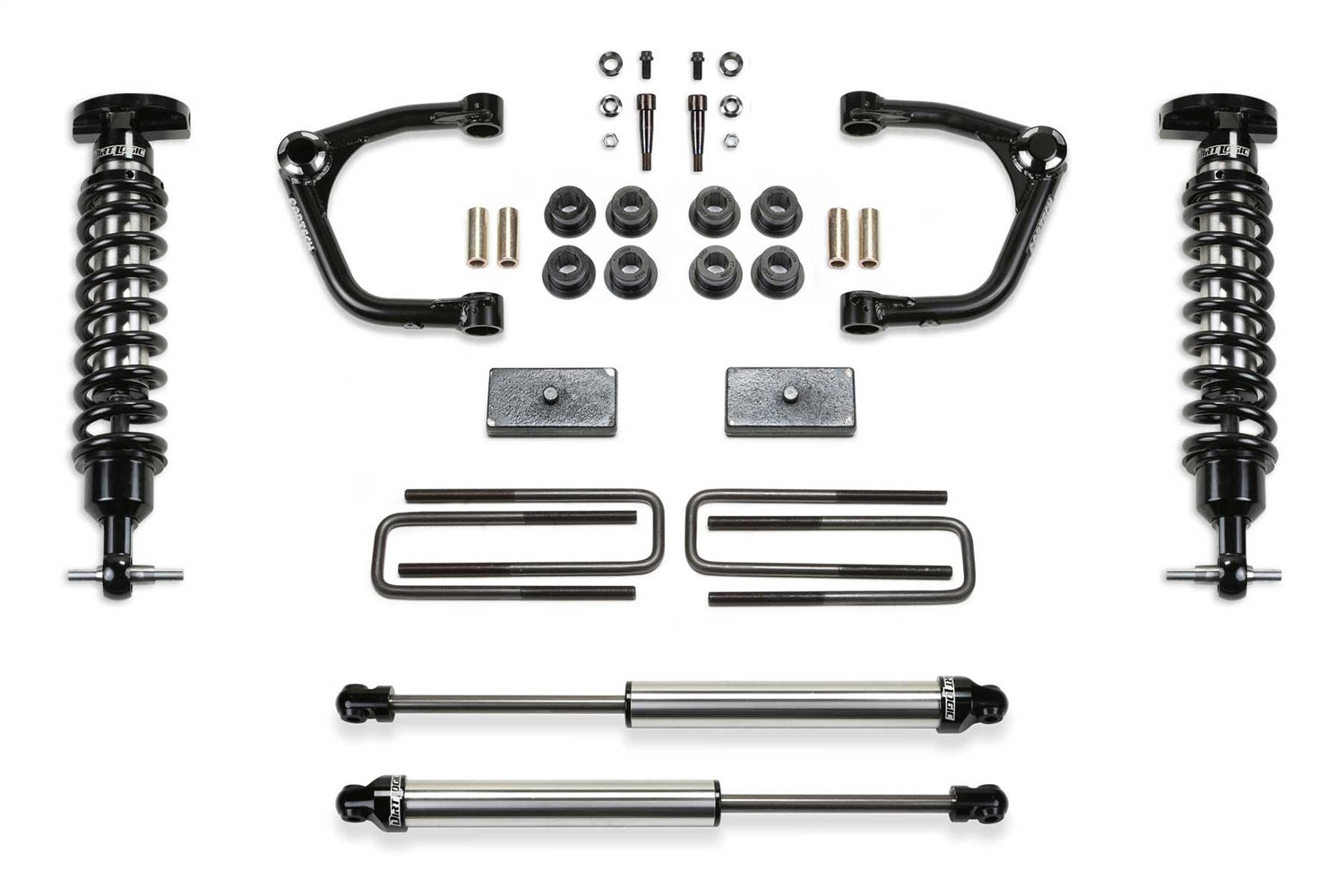Fabtech K1191DL Uniball UCA Lift System w/Shocks Fabtech K1191DL