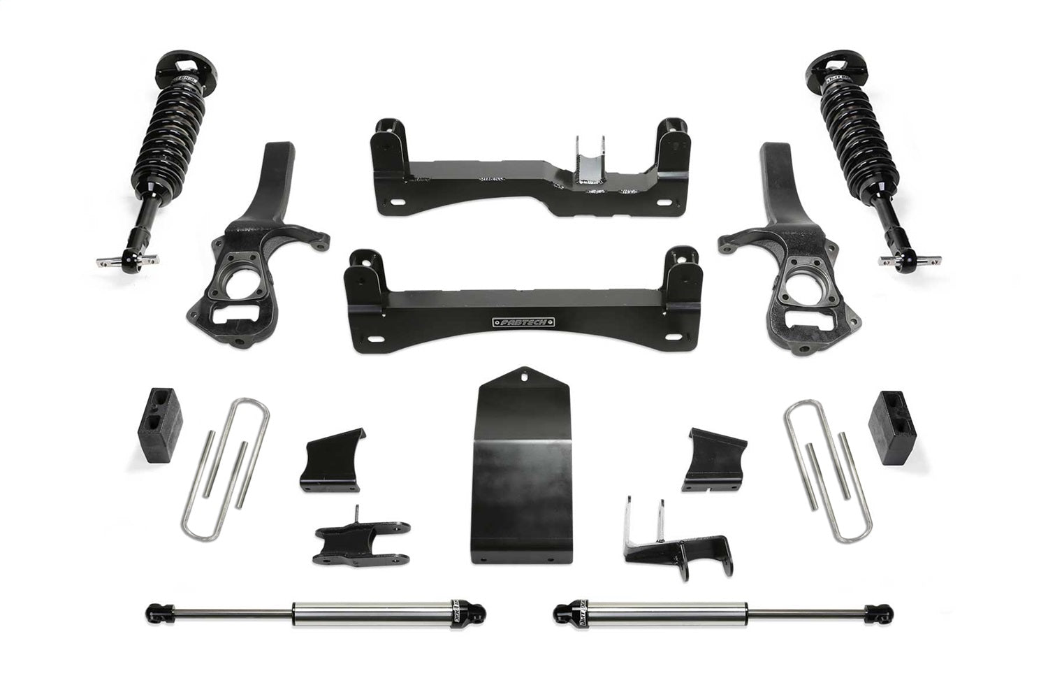 Fabtech K1219DL Sport Lift System w/Shock; 6 in. Lift; w/Dirt Logic Shocks; Fabtech K1219DL