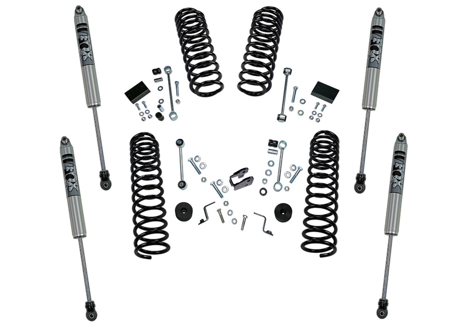 Superlift K185F 2.5in. Dual Rate Coil Lift Kit w/Fox Shocks-18-23 Wrangler JL-2Dr Superlift K185F