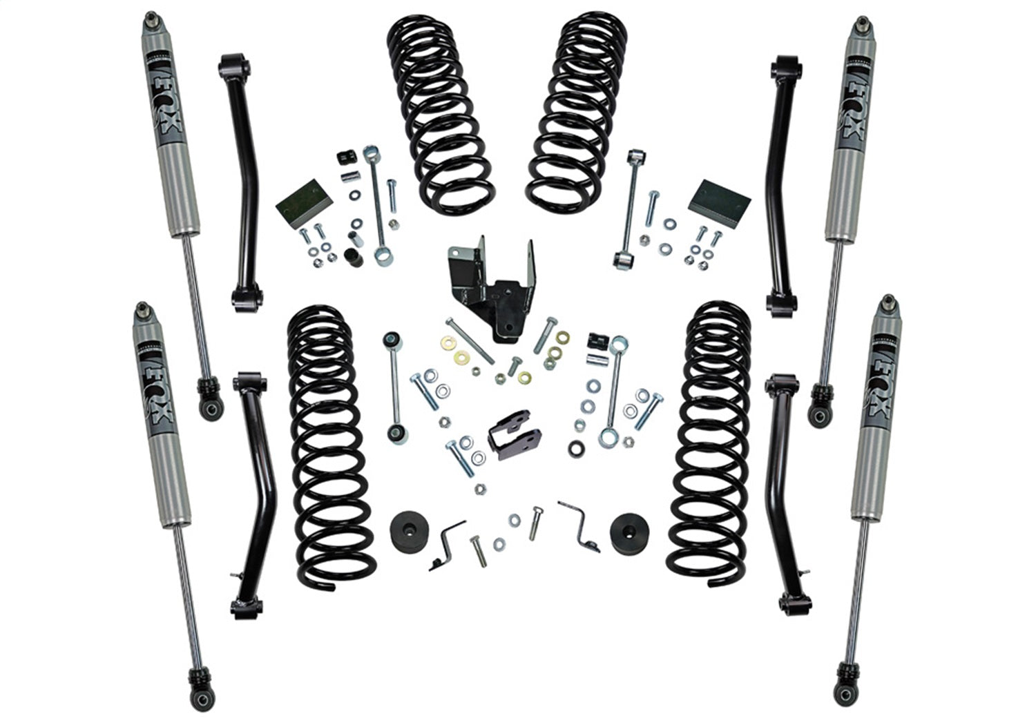 Superlift K186F 4in. Dual Rate Coil Lift Kit w/Fox Shocks-18-23 Wrangler JL-2Dr Superlift K186F
