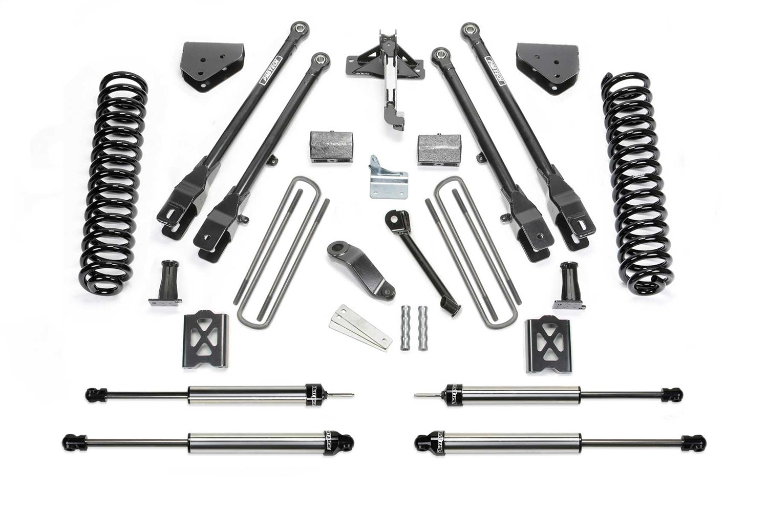 Fabtech K20131DL 4 Link Lift System; w/DLSS Shocks; 6 in. Lift; w/Factory Overload; Fabtech K20131DL