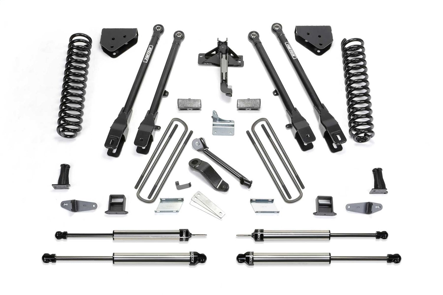 Fabtech K20371DL 4 Link Lift System; w/DLSS Shocks; 10 in. Lift; Fabtech K20371DL