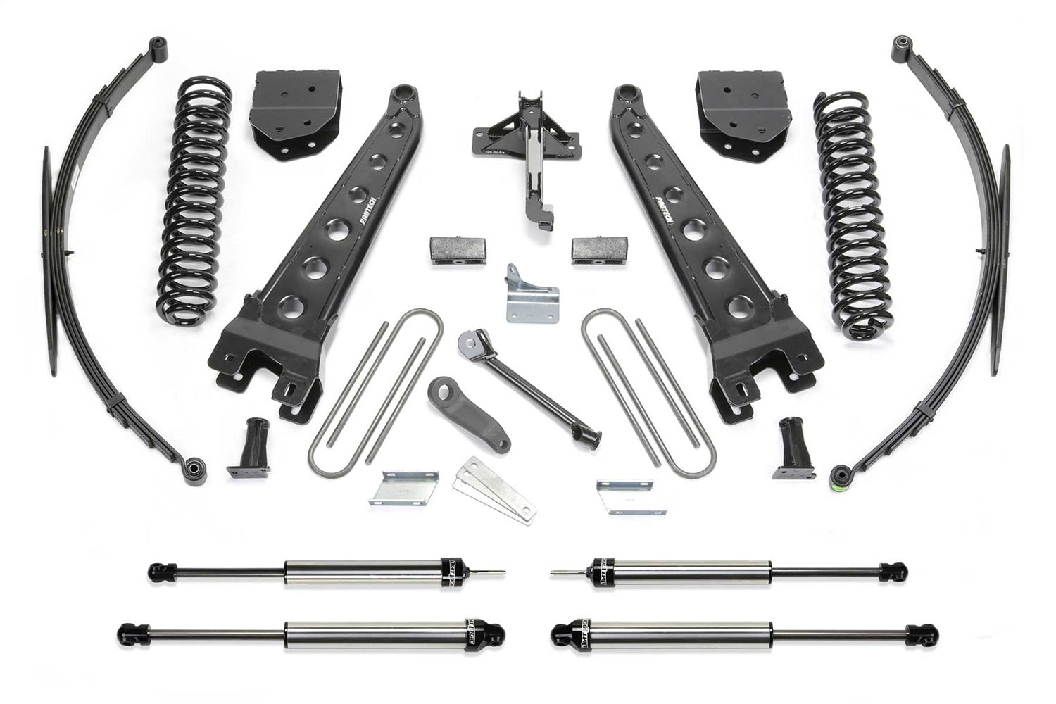 Fabtech K20461DL Radius Arm Lift System; w/DLSS Shocks; 10 in. Lift; Fabtech K20461DL