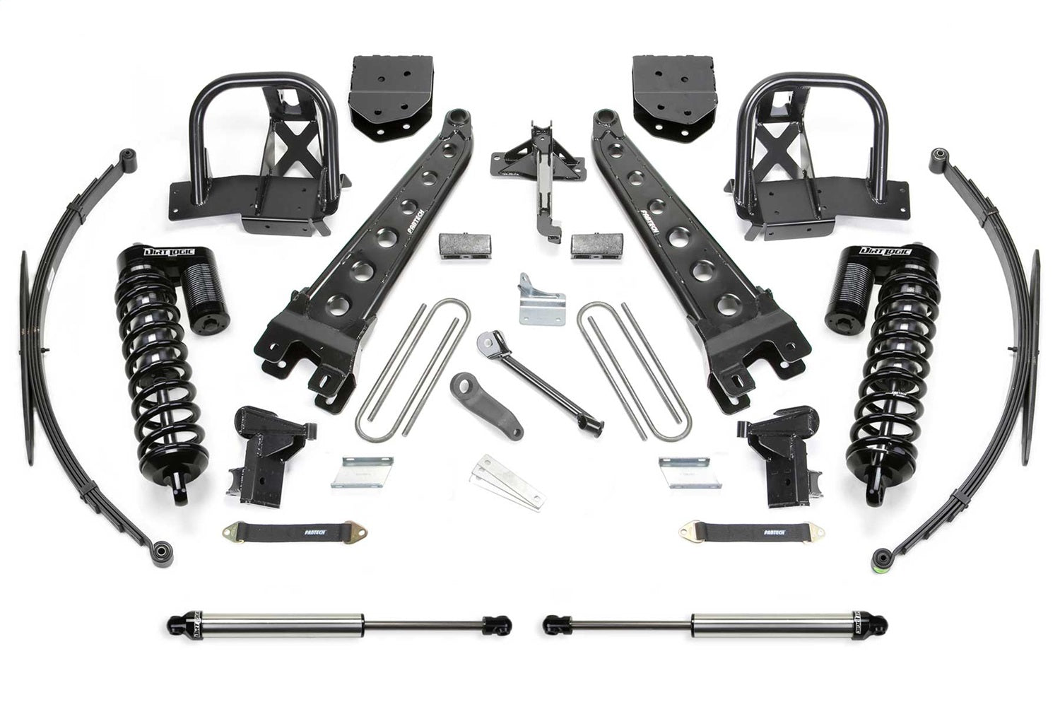 Fabtech K20471DL Radius Arm Lift System; w/DLSS Shocks; 10 in. Lift; Fabtech K20471DL