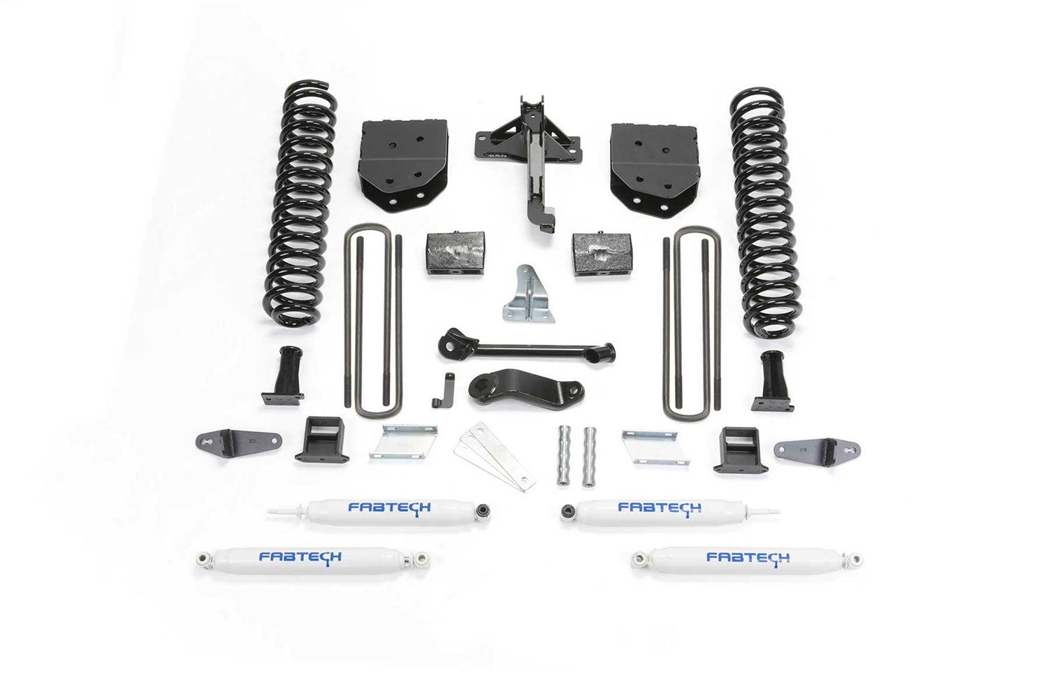 Fabtech K2050 Basic Lift System w/Shocks; w/Performance Shocks; 6 in. Lift; Fabtech K2050