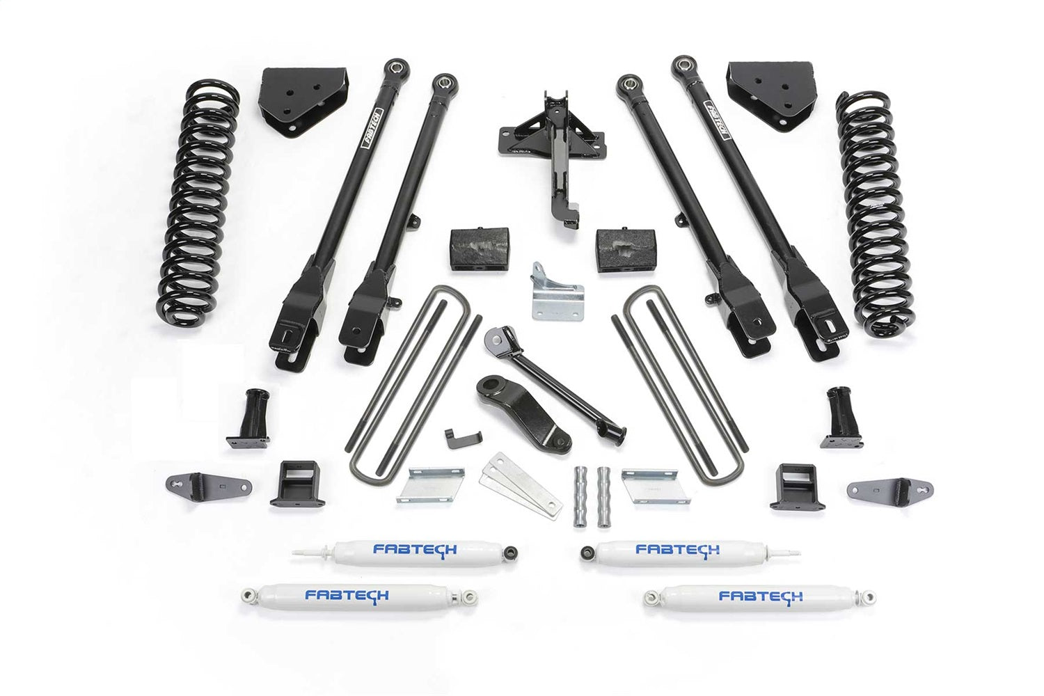 Fabtech K2054 4 Link Lift System; w/Performance Shocks; 6 in. Lift; Fabtech K2054