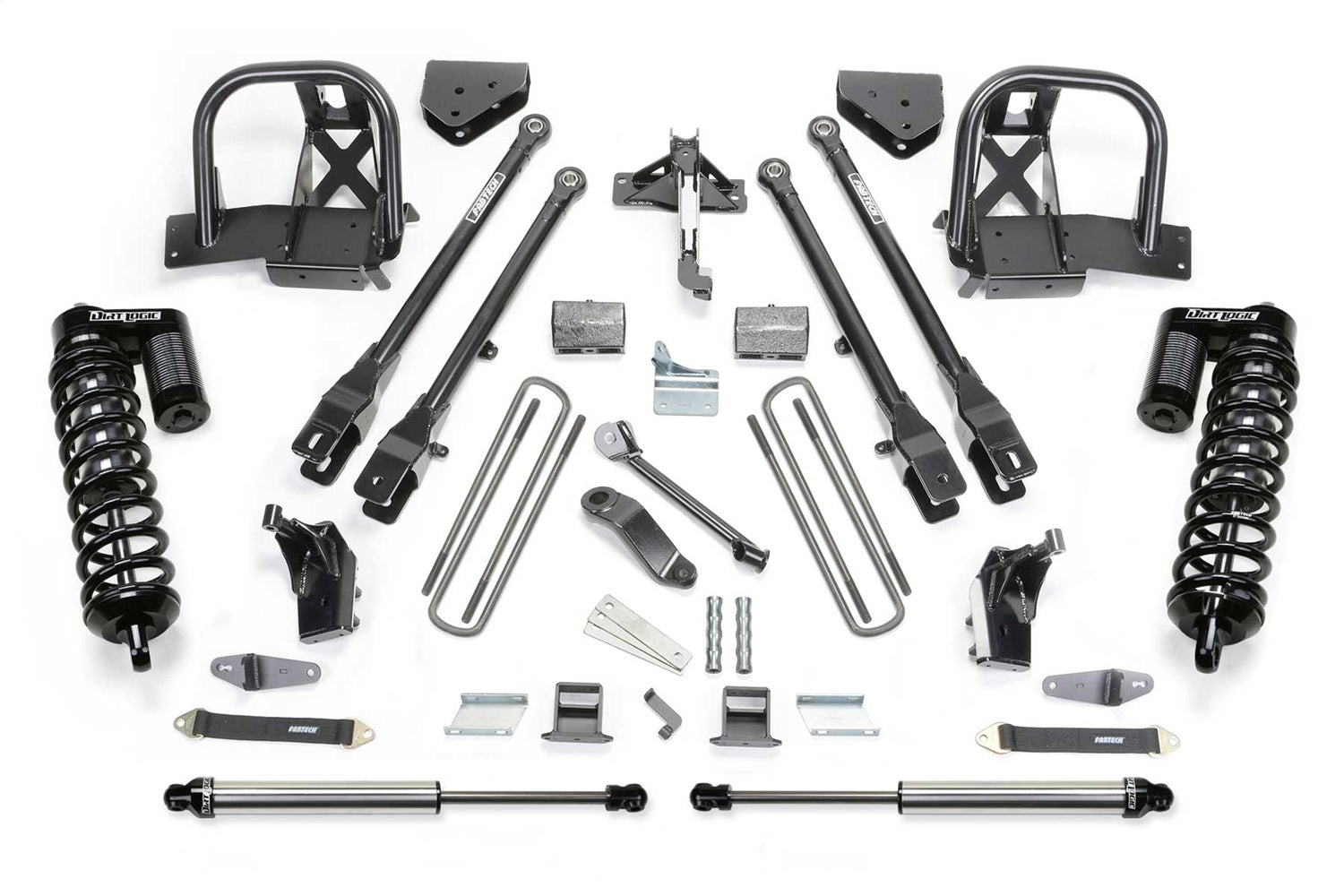 Fabtech K2055DL 4 Link Lift System; w/DLSS Shocks; 6 in. Lift; Fabtech K2055DL