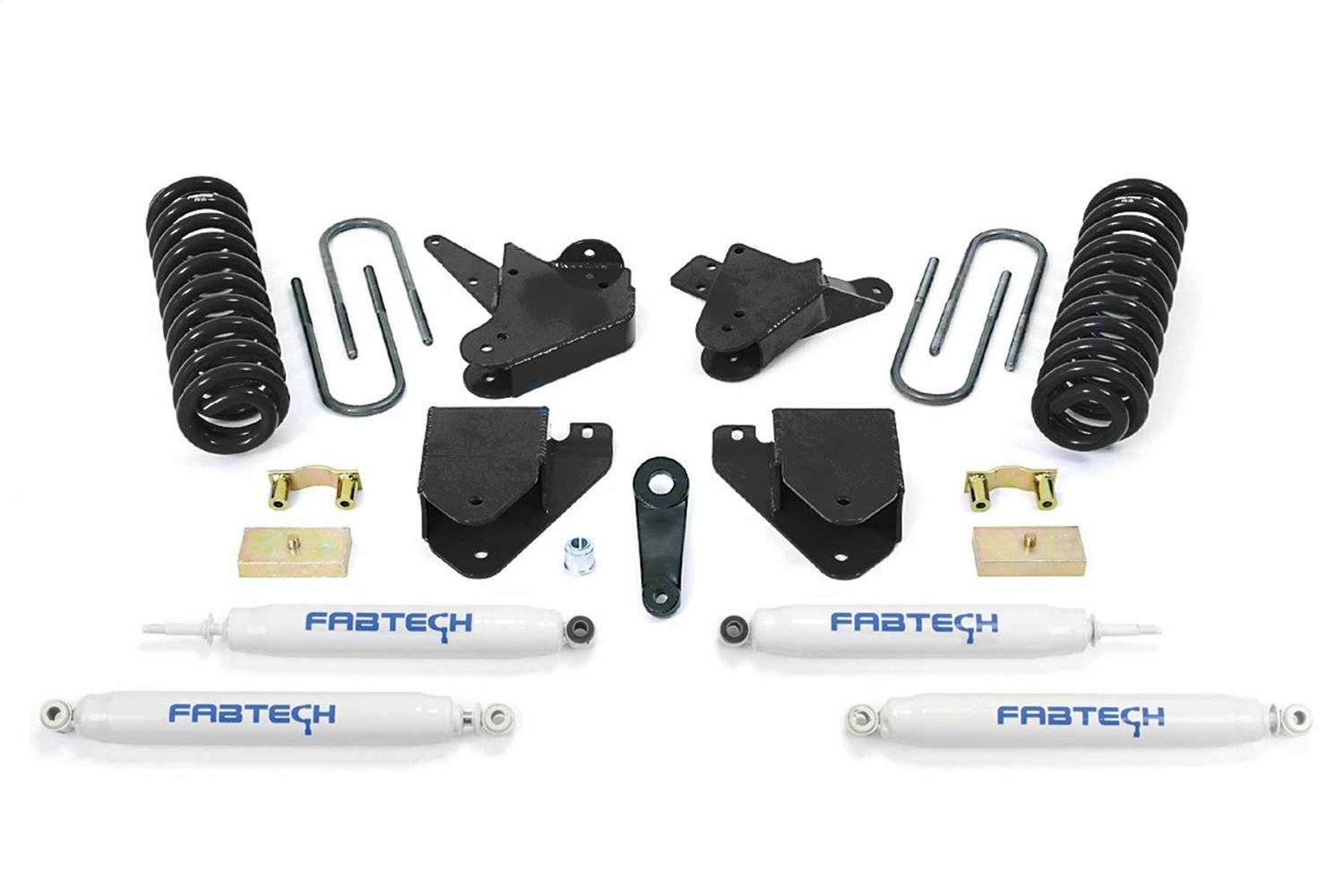 Fabtech K2060 Basic Lift System w/Shocks; w/Performance Shocks; 6 in. Lift; Fabtech K2060